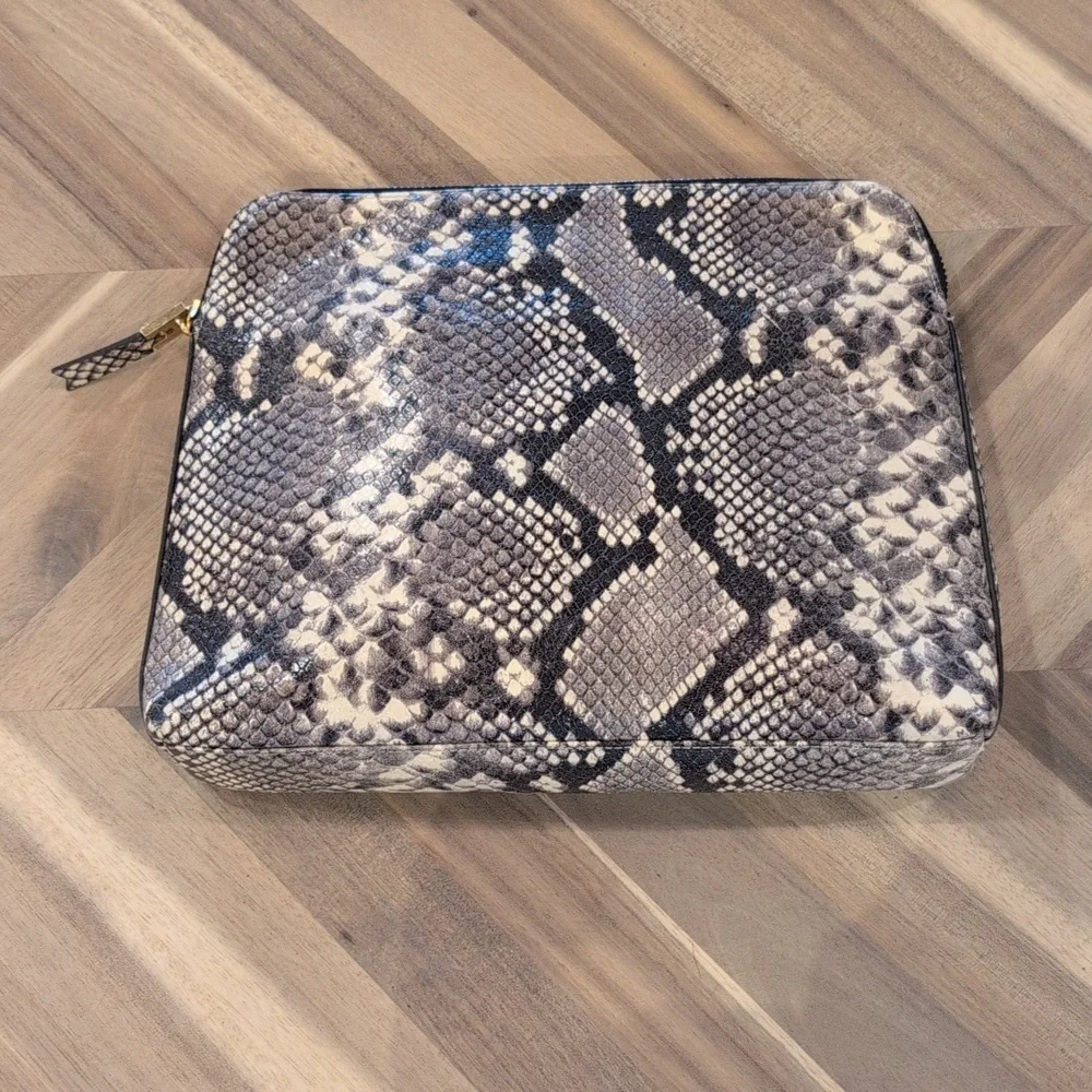 India Hicks Python Pouch - Picture 2 of 5